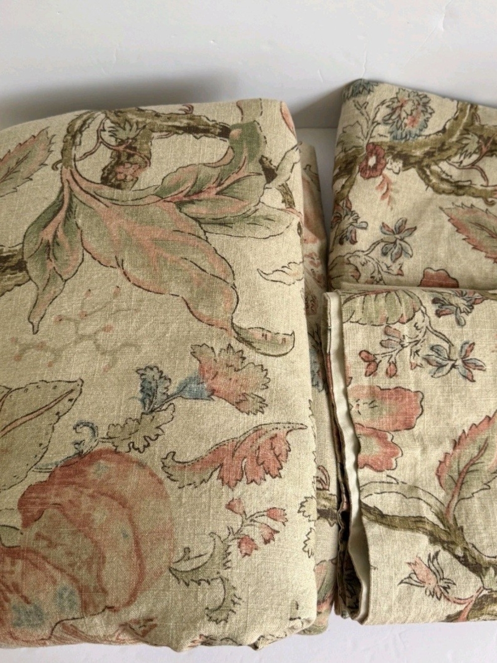 Pottery Barn GRACE king Floral Duvet Cover 2 Standard Shams